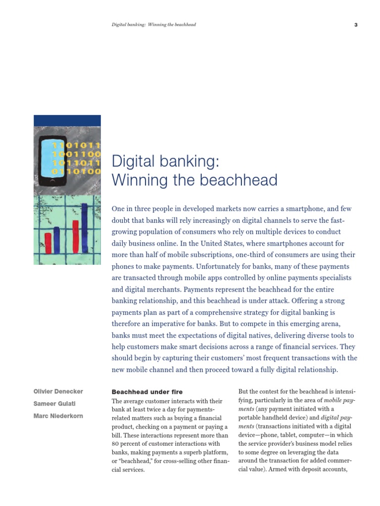 MoP19 Digital Banking Winning The Beachhead PDF Debit Card Banks