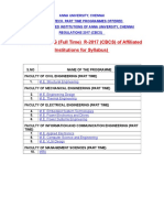 (Please Refer PG (Full Time) R-2017 (CBCS) of Affiliated Institutions For Syllabus)