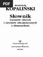Wladyslaw Kopalinski Slownik Wyrazow Obcych