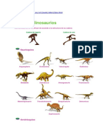 Tipos de Dinosaurios