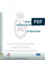 Eficiencia Energética Ascensores de Última Generación Que Generan Energía para El Edificio