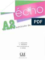 Écho A2 - Livre PDF