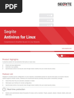 Seqrite Antivirus For Linux Datasheet