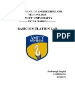 Basic Simulation Lab: Amity University