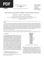 Heat Transfer in Ground Heat Exchangers With Groundwater Advection