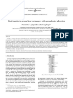 Heat Transfer in Ground Heat Exchangers With Groundwater Advection