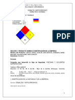 Hoja de Seguridad Quimica Esmaltes