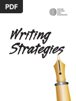 Argumentative Writing Strategies