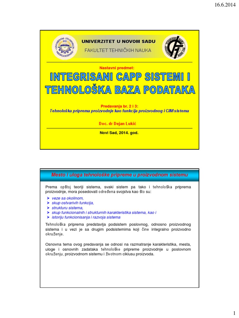 Predavanja 2 I 3 | PDF