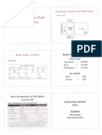 Physiology of the Fluid Compartments