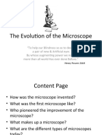 Evolution of The Microscope