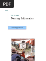 Nursing Informatics: Ms. Ma. Joya Jimenea Genzola, RN