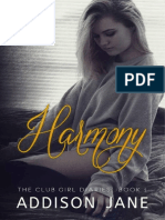 01 Harmony Série The Club Girl Diaries Addison Jane