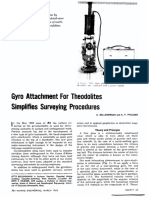 Mine Surveying Gyro Theodolite PDF
