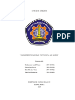 Makalah Karakteristik Dan Pentingnya Air