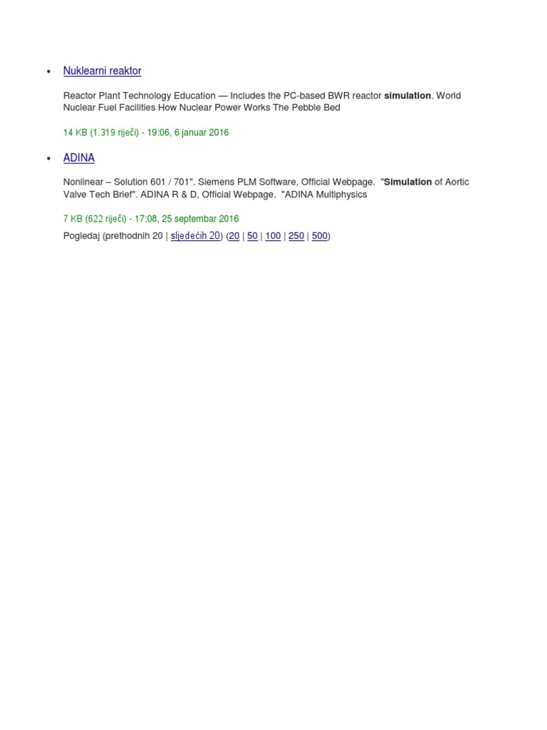 Nuclear Reactor Simulation Overview | PDF