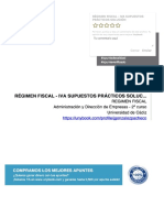 Régimen Fiscal - Iva Supuestos Prácticos Solución PDF