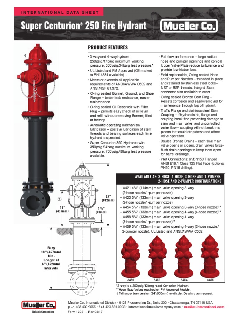 Super Centurion Hydrant Valve Mechanical Engineering
