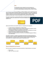 Reingeniería de Procesos Tercer Parcial