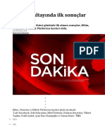 CHP Kurultayında Ilk Sonuçlar Alındı
