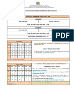 Calendario Academico 2018