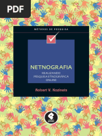 NETNOGRAFIA_ REALIZANDO PESQUISA ETNOGRÁFICA ONLINE (MÉTODOS DE PESQUISA) - Robert V. Kozinets - Penso Editora