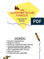 Trigonometrijske Funkcije MZI1