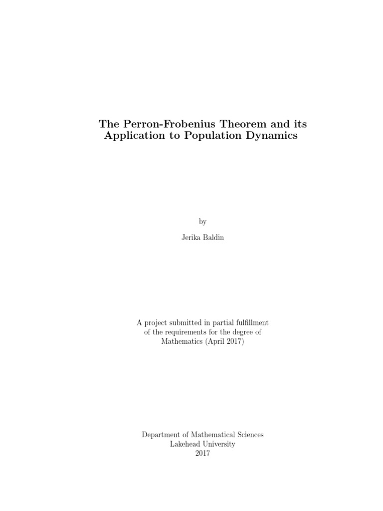 Project Pdf Eigenvalues And Eigenvectors Operator Theory