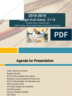 Revised Budget Presentation 1st Draft For 02012018