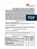 Convenção Coletiva de Trabalho 2014 - Rj