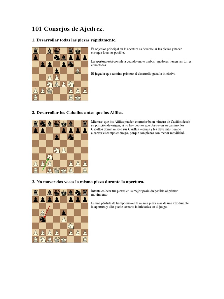 Ajedrez Para Principiantes: El Manual más Completo para Aprender las  Mejores Estrategias de Ajedrez y los Principios de Apertura para Jugadores