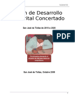 Plan de Desarrollo Distrital Concertado 2010-2020 San José de Ticllas