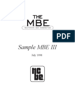 MBEQuestions1998 PDF