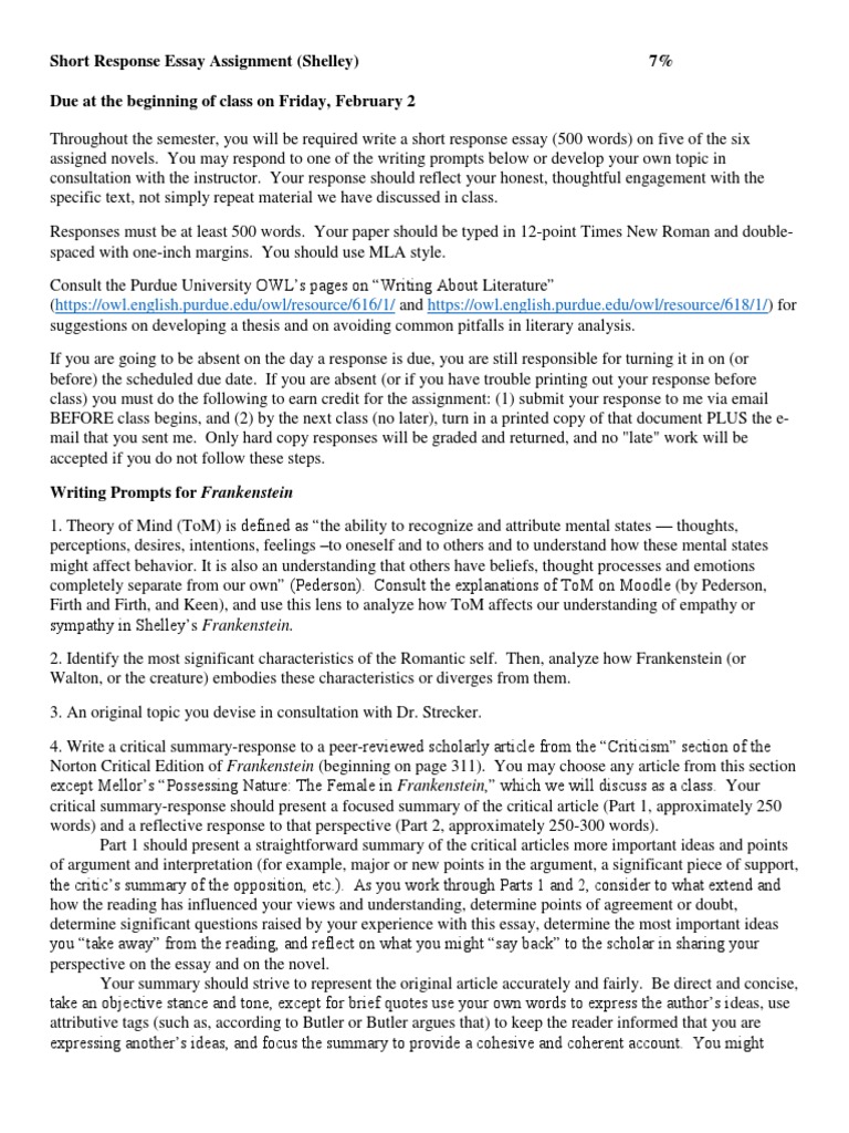 Frankenstein essay ideas picture