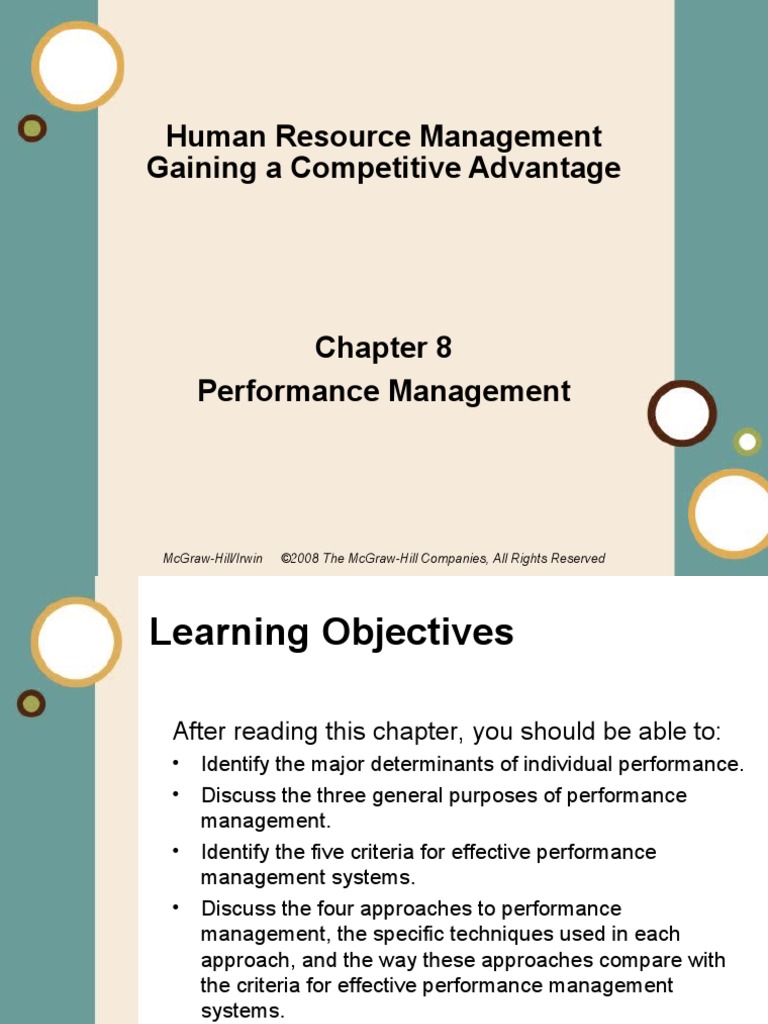 Human Resource Management Gaining A Competitive Advantage | PDF