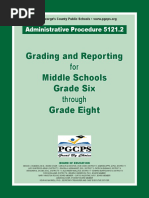 Administrative Procedure For PGCPS Middle Schools