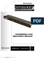 PCM55SAW Installation Manual