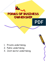 Forms of Business Ownership