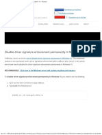 Disable Driver Signature Enforcement Permanently in Windows 10 - Winaero PDF