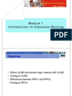 CCNA3 M1 Introduction Classless Routing