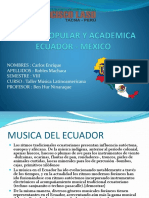 Musica Popular y Academica - Mexico - Ecuador - Carlos Robles