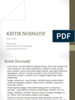 Kritik Normatif