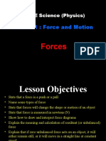 Unit P1: Force and Motion