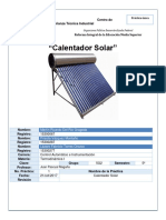 Calentador Solar