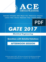 EE GATE 2017 Afternoon 1