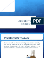 ACCIDENTES E INCIDENTES