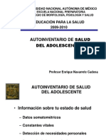 Autoinventario de Salud Del Adolescente