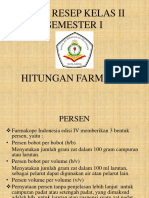 Ilmu Resep Perhitungan Etanol