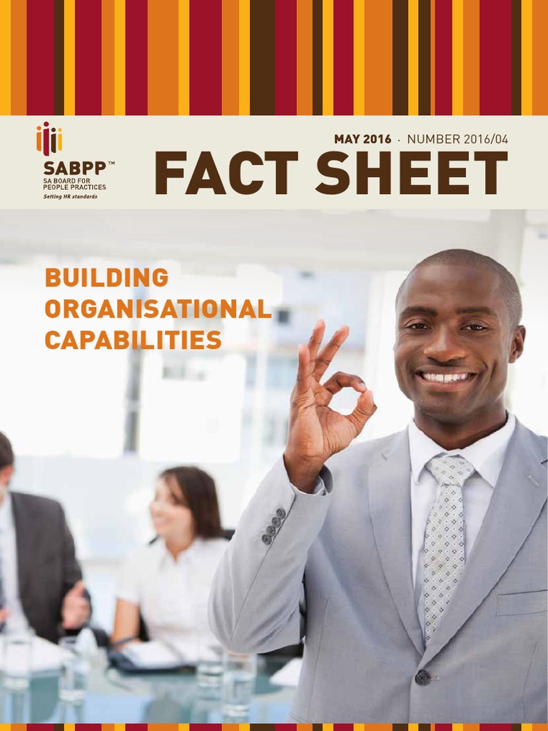 SABPP and Building Organisational Capabilities | PDF | Strategic ...