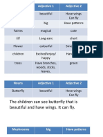 Nouns Adjective 1 Adjective 2